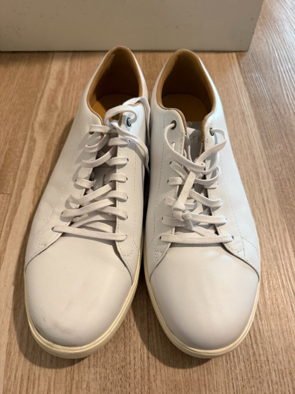 Cole Haan White Leather Sneakers Size 10